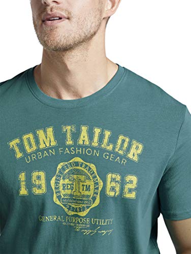 Tom Tailor Logo T-Shirt Camiseta, 21178, XL para Hombre