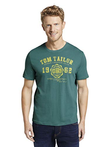 Tom Tailor Logo T-Shirt Camiseta, 21178, XL para Hombre