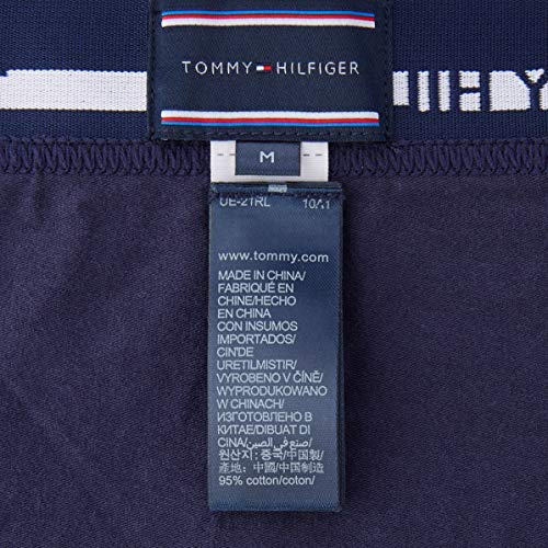 Tommy Hilfiger 3p Trunk Ropa interior, Azul (Peacoat-Pt 409), Large (Pack de 3) para Hombre