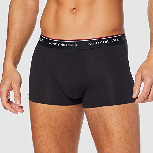 Tommy Hilfiger 3p Trunk Ropa interior, Negro (Black 990), XX-Large (Pack de 3) para Hombre