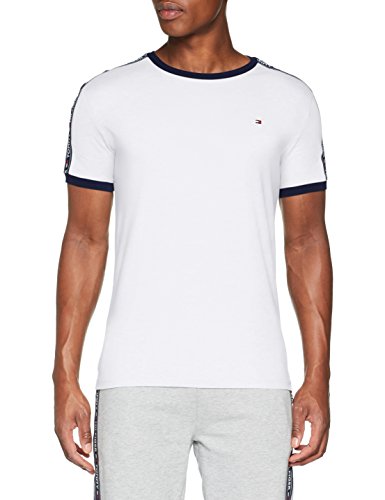 Tommy Hilfiger RN tee SS Camiseta, Blanco (White 100), Medium para Hombre