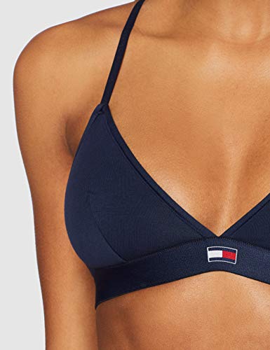 Tommy Hilfiger Triangle Bra Sujetador de triángulo, Azul (Navy Blazer 416), 90 (Talla del fabricante: SM) para Mujer