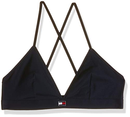 Tommy Hilfiger Triangle Bra Sujetador de triángulo, Azul (Navy Blazer 416), 90 (Talla del fabricante: SM) para Mujer