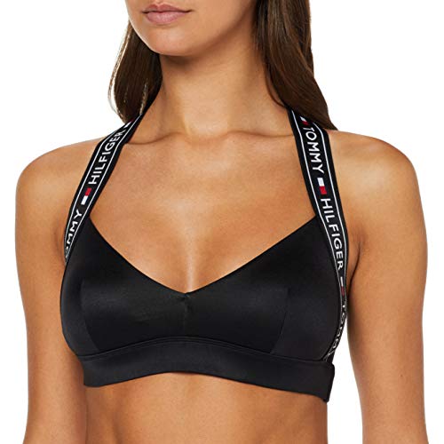 Tommy Hilfiger X Sujetador estilo bralette, Negro (Black 990), MD para Mujer