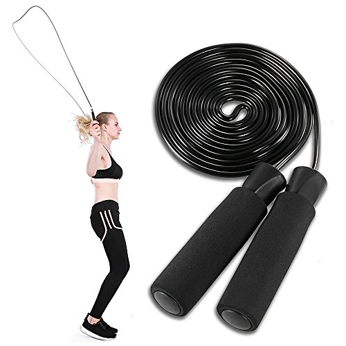 TOMSHOO Juego de Rodillos de Ruedas 5 en 1 Rueda Abdominal + Push Up Bars+ Cuerda para Saltar +Fortalecedor de Mano con Rodilla Mat Entrenamiento en Casa para Ejercicios de Fitness Culturismo