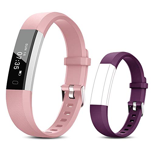 TOOBUR Reloj Inteligente para Mujer Niña Niños, Pulsera Actividad con Cuenta Pasos y Calorias, Podómetro Smartwatch Impermeable IP67 con Monitor de Sueño y Despertador Vibrador