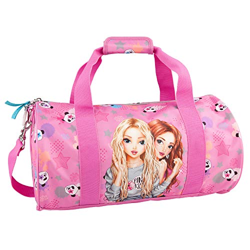 Top Model Panda Fucsia - Bolsa de Deporte, 60 cm, Rosa