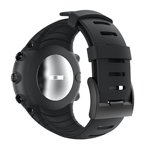 TOPsic Banda de Reloj para Suunto Core ,Correa Reemplazo de Silicona Suave Deportiva para Suunto Core Pulsera de actividad física y ritmo cardiaco, Para 5.51"-9.06" (140mm-230mm) Muñeca