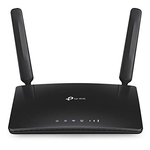 TP-Link Archer MR200 - Router WiFi 4G LTE AC750, Doble Banda, MicroSim, Antena desmontable, Puertos LAN/WAN, Compatible con todos los operadores, Fácil Configuración, Control Parental