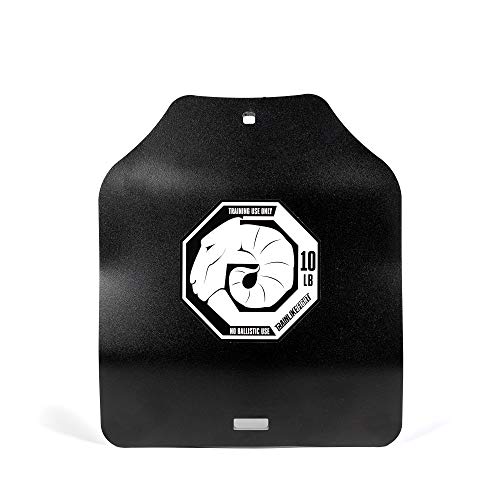 TRAINLIKEFIGHT Ultimate Triple Curve Weighted Plates 10lbs (20lbs Pair) - Juego de Placas lastradas de Peso de 4,5kg (9kg Total Pareja), sin Chaleco