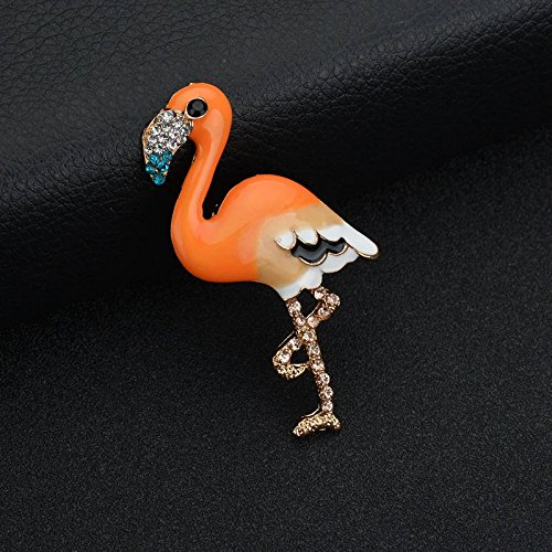 Traje chaqueta camisa pins - accesorios de abrigo alfileres esmaltados - Flamingo mujer pins 1pc