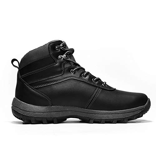 Trekking Botas Hombre Impermeables Zapatillas de Senderismo Deportes Exterior Sneakers Negro 48