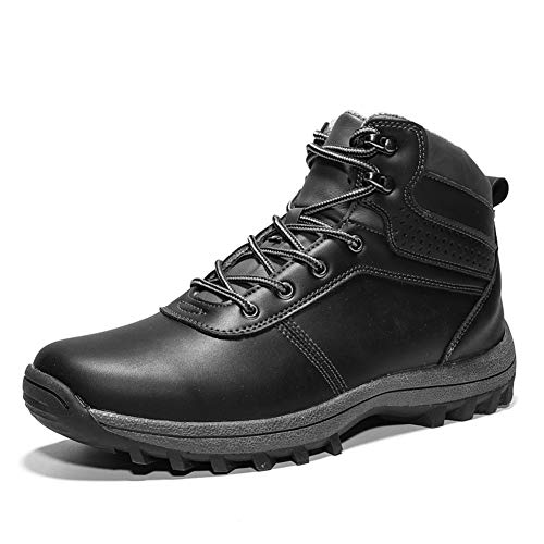 Trekking Botas Hombre Impermeables Zapatillas de Senderismo Deportes Exterior Sneakers Negro 48