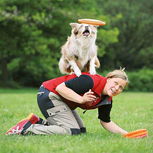 TRIXIE Disc Dog Activity, Plástico extra Resistente, ø23 cm, Perro