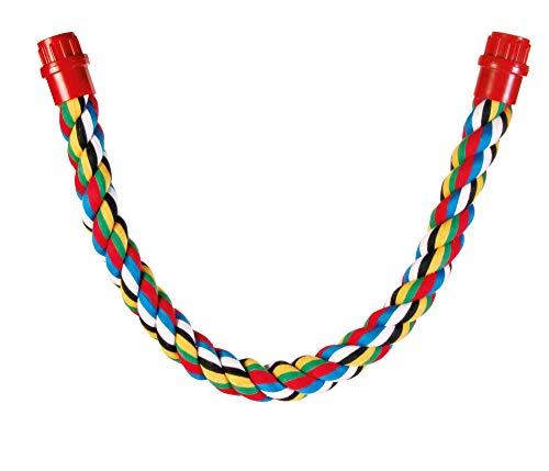 Trixie Perchas Cuerda Multicolor, Algodón, 66 cm, ø18 mm