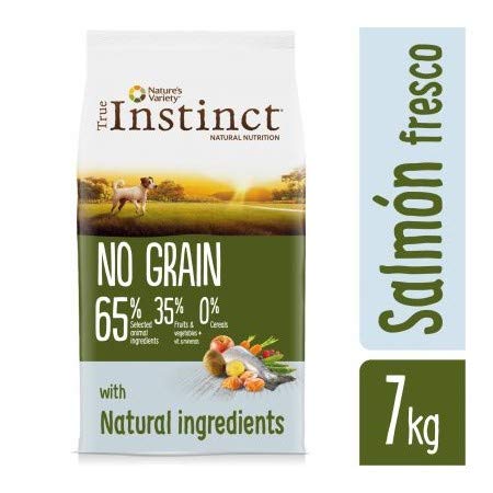 True Instinct No Grain Mini Adult - Pienso sin Cereales para Perros Adultos de Razas pequeñas con salmón - 7 kg