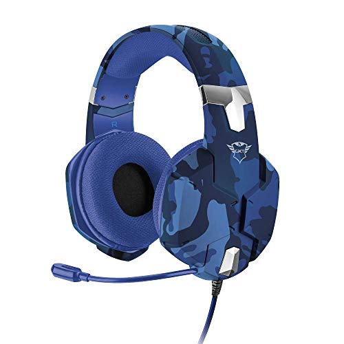 Trust Gaming GXT 322B Carus Auriculares Gaming con Microfono para PS4 - Azul