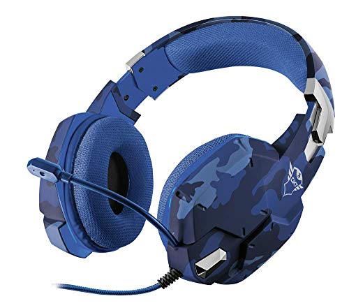 Trust Gaming GXT 322B Carus Auriculares Gaming con Microfono para PS4 - Azul