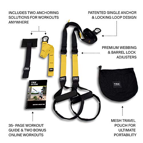 TRX Trainer Suspension Basic Plus Door Anchor - Pack suspensión TRX