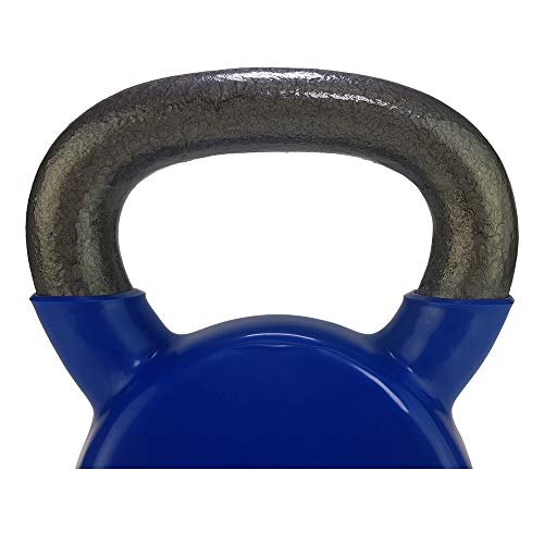 Tunturi Kettlebells Pesa Rusa Vinilo, Unisex Adulto, Blue, 1