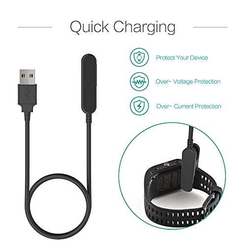 TUSITA Cargador para Polar V800 - USB Cable De Carga 100cm - GPS Relojes Accesorios