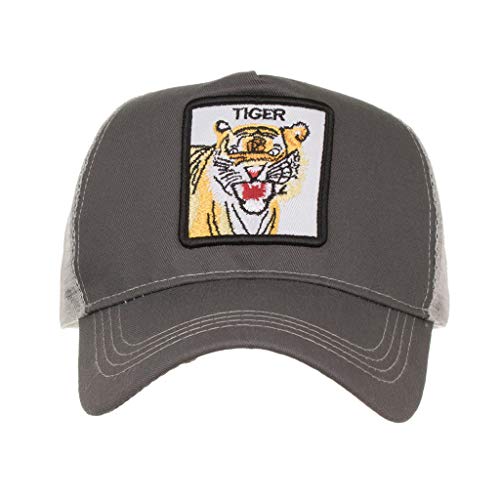 TWIFER Gorra de béisbol de algodón de Estilo Unisex Vintage para Deportes al Aire Libre Animal Bordado Vintage Marca Transpirable Impresión de Letras para Deportes Hombre Mujer Hip-Hop Ajustable (A)