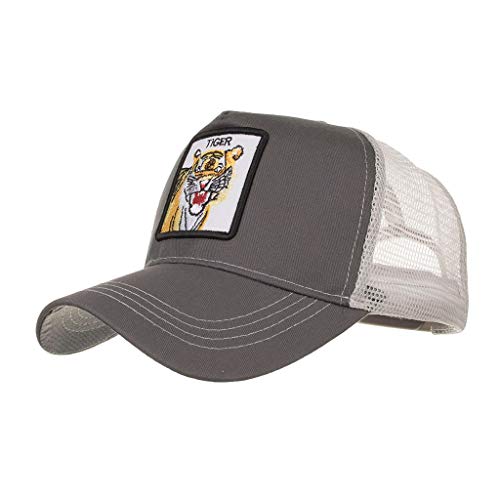 TWIFER Gorra de béisbol de algodón de Estilo Unisex Vintage para Deportes al Aire Libre Animal Bordado Vintage Marca Transpirable Impresión de Letras para Deportes Hombre Mujer Hip-Hop Ajustable (A)