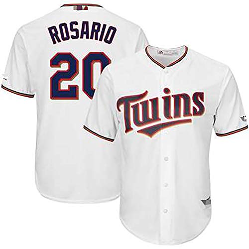Twins No. 26 Kepler No. 20 Rosario, una Camiseta de béisbol para Aficionados Personalizados-White-M