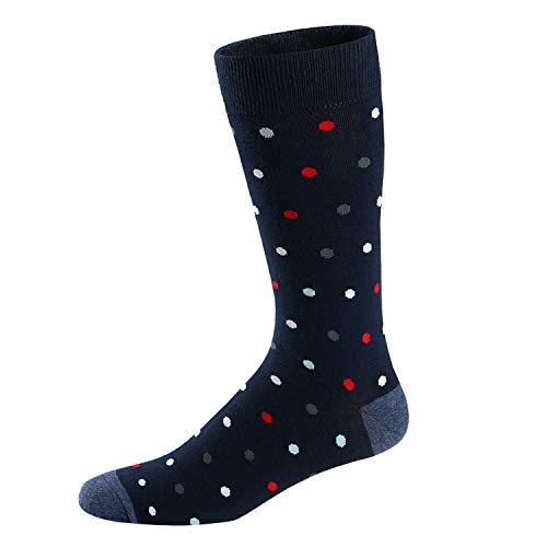 Ueither Calcetines Estampados Hombre Casuales Divertidos Calcetines altos de Colores con Algodón Fino (42-48, Color 9)