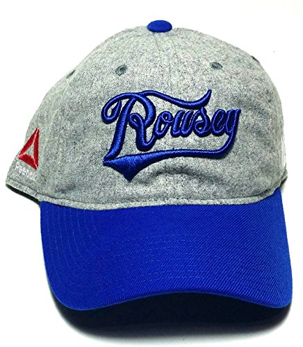 UFC Reebok Rbk artes marciales mixtas – Ronda Rousey combate – Gorra gris azul Papá Sombrero