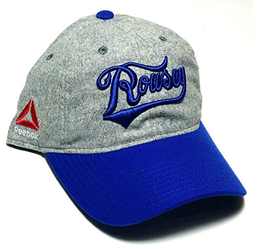 UFC Reebok Rbk artes marciales mixtas – Ronda Rousey combate – Gorra gris azul Papá Sombrero