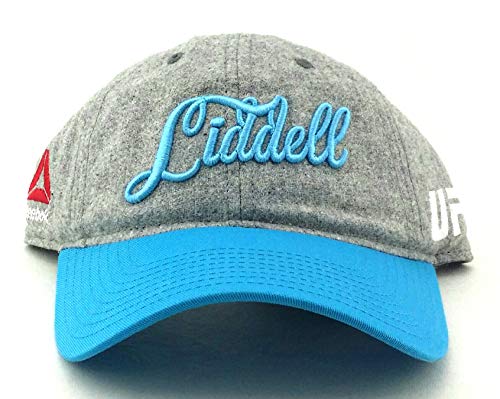 UFC Reebok Rbk – Chuck Liddell de MMA Fighter – Gorra gris azul Papá Sombrero