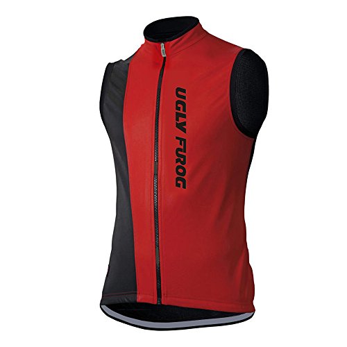 Uglyfrog #26 Ciclismo Chalecos Hombres Winter with Fleece Cycling Vest de Bicicleta Conjunto de Ropa de Ciclo Chalecos de Manga Corta