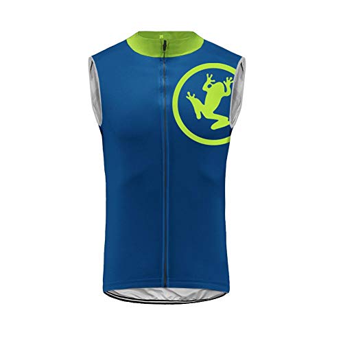 Uglyfrog Maillot Ciclismo Verano Sin Mangas Hombre Transpirable Elástico y De Secado Rápido, Camiseta MTB Profesional con Corte Slim para Bicicleta De Montaña Carretera Chaleco