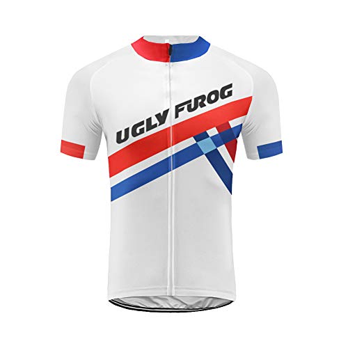 Uglyfrog Ropa Ciclismo, Maillot Mangas Cortas, Camiseta Verano de Ciclistas DXMX07F