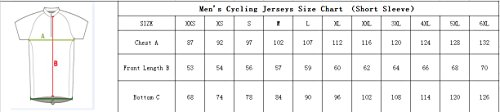 Uglyfrog Ropa Ciclismo Verano para Hombre y Mujer - Un Conjunto de Ciclismo Jersey Maillot y Culotte Pantalones Cortos DTMX03F