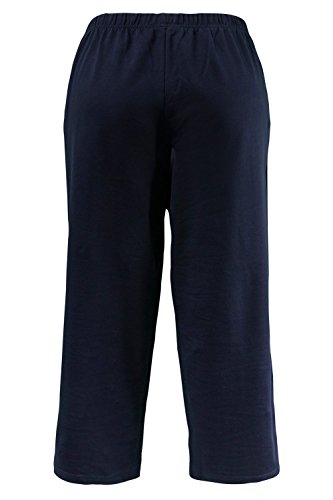 Ulla Popken 7/8- Hose, Pantalones para Mujer, Azul (Blau 71), 62