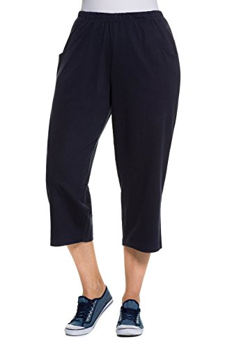 Ulla Popken 7/8- Hose, Pantalones para Mujer, Azul (Blau 71), 62