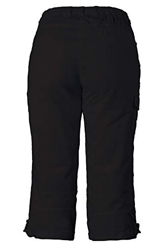 Ulla Popken Hose, 7/8, Pantalones Para Mujer, Negro (Schwarz 10), 52