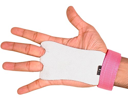 ULTRA FITNESS Children's Hand Pads for Children, Gymnastics, Crossfit, Boxing, Gym, Strength Training, Pink Hands, Size Medium