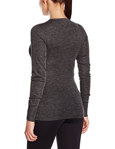 Ultrasport Pure Maglietta Camiseta Interior Funcional, Mujer, Negro, S