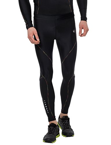 Ultrasport Rainbow Corsa/Pantaloni Pantalones Largos, Hombre, Negro, L