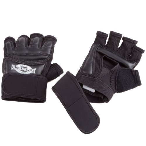 Ultrasport Serie Gear Ultra Guantes de Boxeo, Unisex, Negro, XL