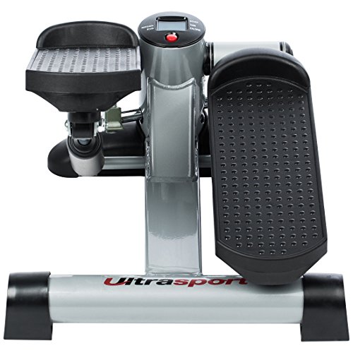 Ultrasport Up-Down-Stepper, stepper incl. ordenador de entrenamiento con muchas funciones, entrenamiento de fitness en casa, swing stepper para el entrenamiento de piernas y glúteos