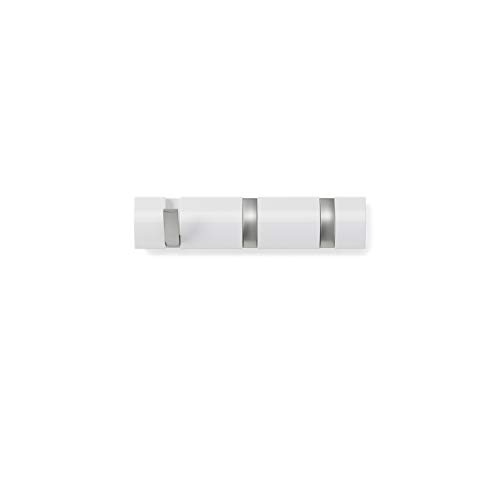 Umbra 318853-660 Percha de Pared Flip 3 Blanco