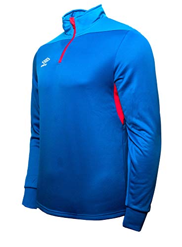 UMBRO Core Training Half Zip Top Sudadera, Hombre, Azul, M