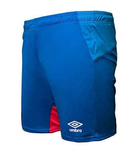 UMBRO Core Training Woven Short Pantalones Cortos De Fútbol, Hombre, Azul, XL