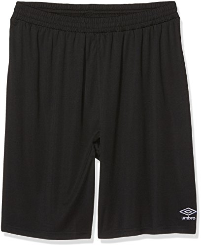 UMBRO King Pantalón de fútbol, Hombre, Negro, S