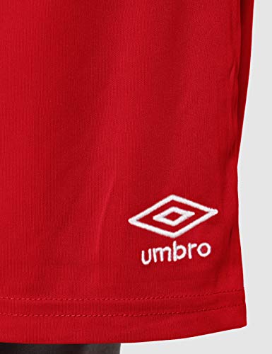 UMBRO King Pantalón de fútbol, Hombre, Rojo, M