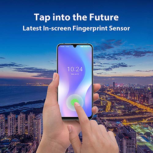 UMIDIGI X Smartphone con Pantalla AMOLED de 6,35" Teléfono Móvil 128GB Cámara Triple AI de 48MP Escáner de Huellas Digitales en Pantalla Batería 4150 mAh Android 9 Teléfono Versión Global[Azul]